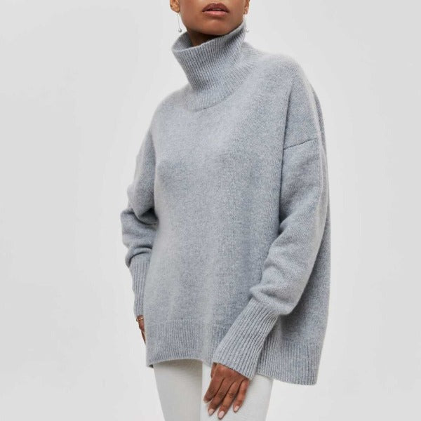 Turtleneck Short Sleeve Knit Sweater 6