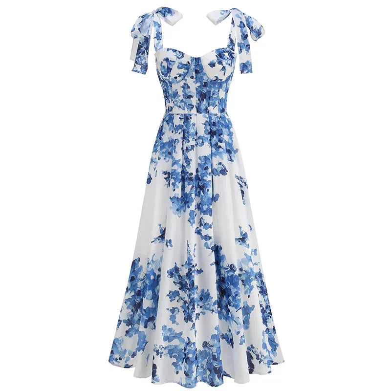 Chiffon Off Shoulder Tiered Ruffle Maxi Dress - View 4