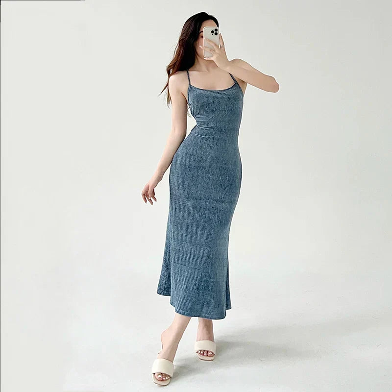 Backless Lace Bodycon Dress