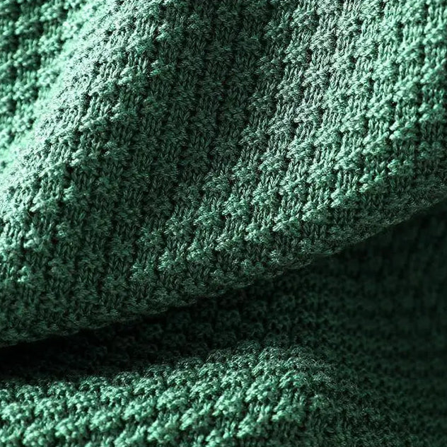 Mock Neck Chunky Knit Oversized Sweater 8