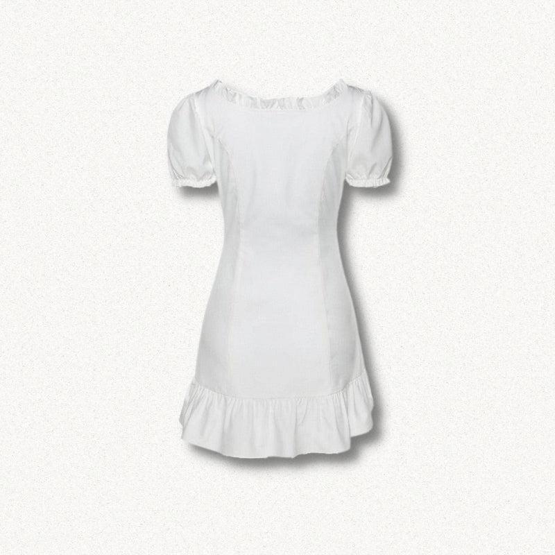 Soft Girl Lace Up Mini Dress - View 6