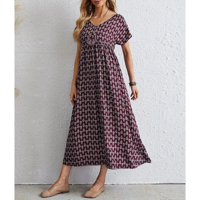 Satin Cowl Neck Backless Slip Maxi Dress - View 6
