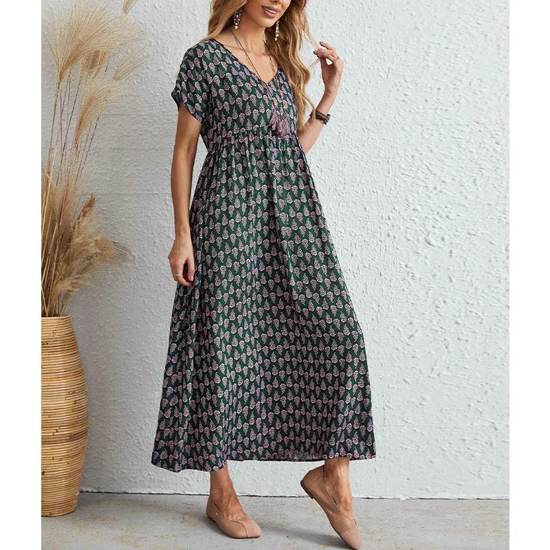 Satin Cowl Neck Backless Slip Maxi Dress - View 8