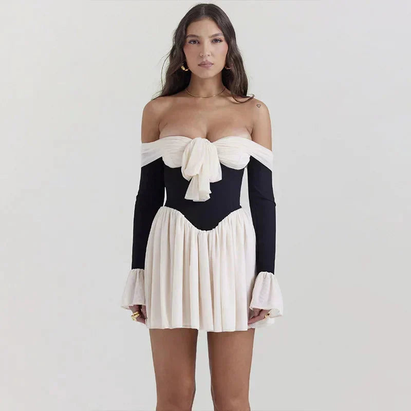 Off Shoulder Mini Dress - View 2