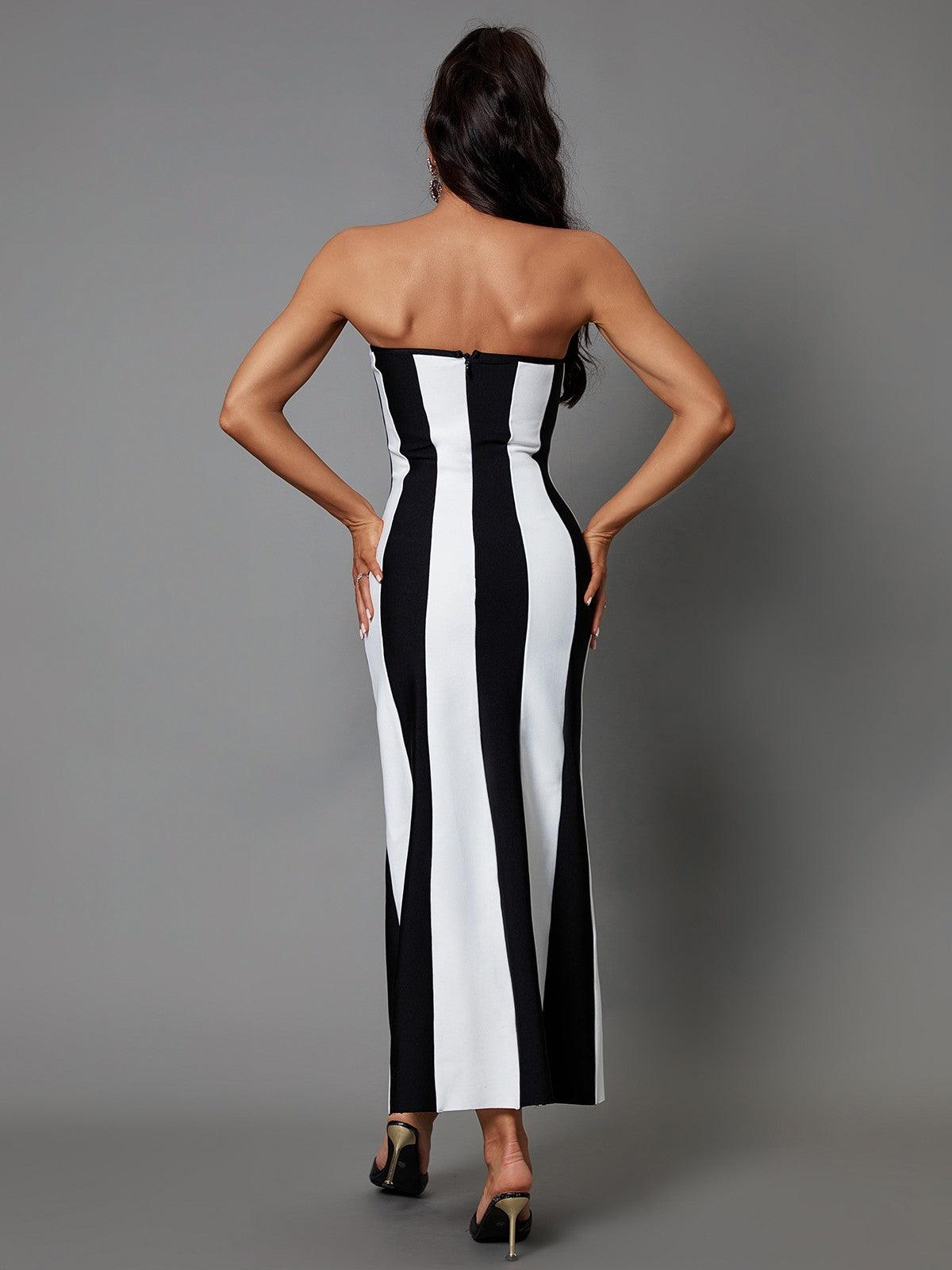 Vashti Strapless Bandage Maxi Dress - View 5