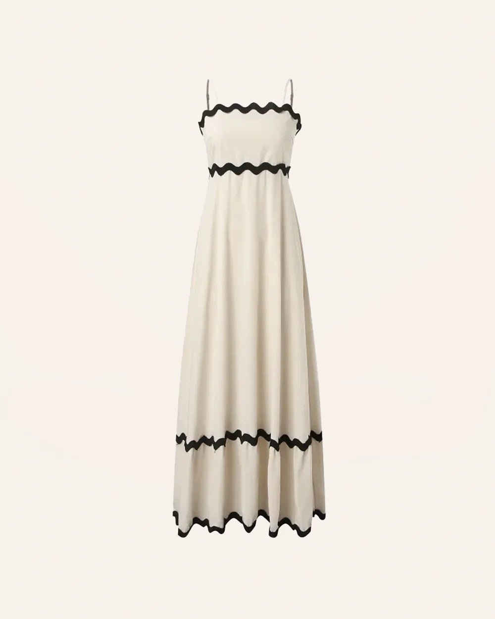 Chiffon Scoop Neck Bishop Sleeve Maxi Dress - View 13