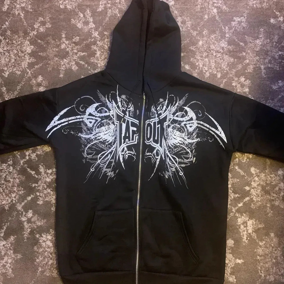 Tapout Graphic Oversized Hoodie black 2 / S