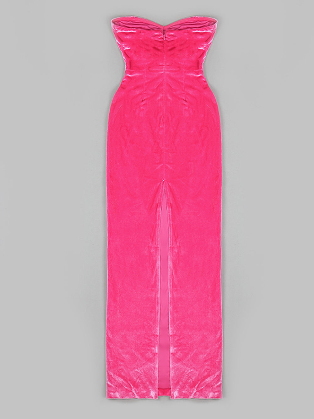 PITCHA Strapless Velvet Maxi Dress - View 4