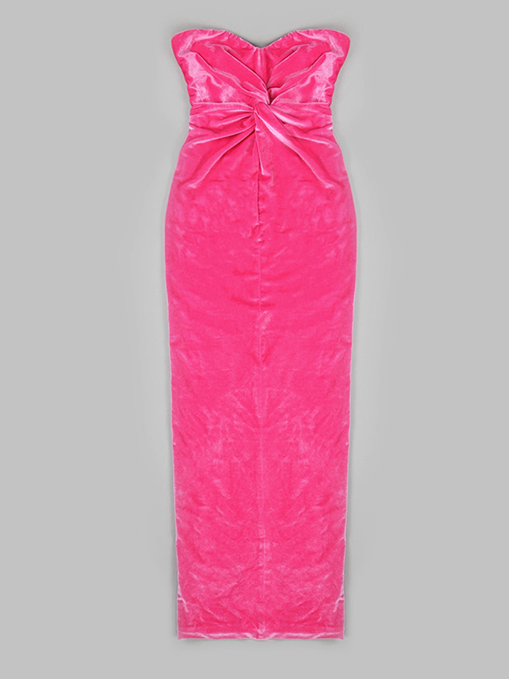 PITCHA Strapless Velvet Maxi Dress - View 3