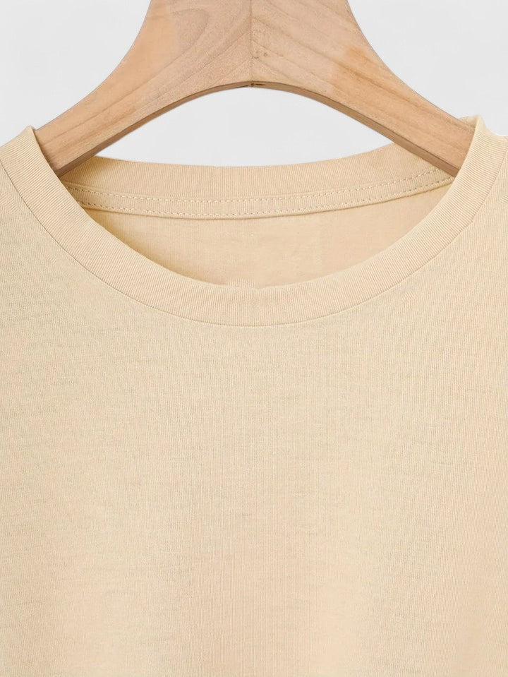 Heart Print Crew Neck Short Sleeve T-Shirt 15
