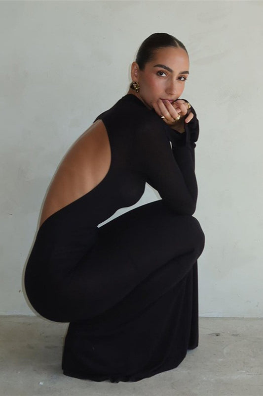 Low Back Bodycon Party Dress - View 4