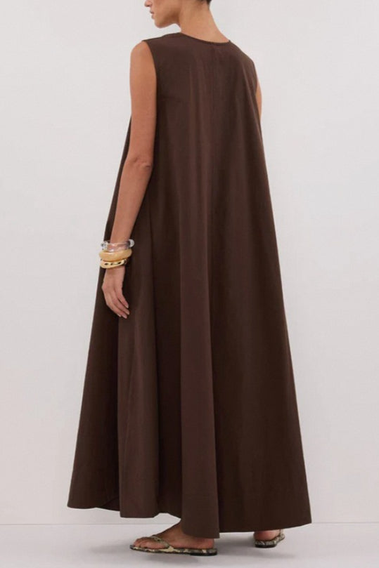 Deep V-Neck Dress