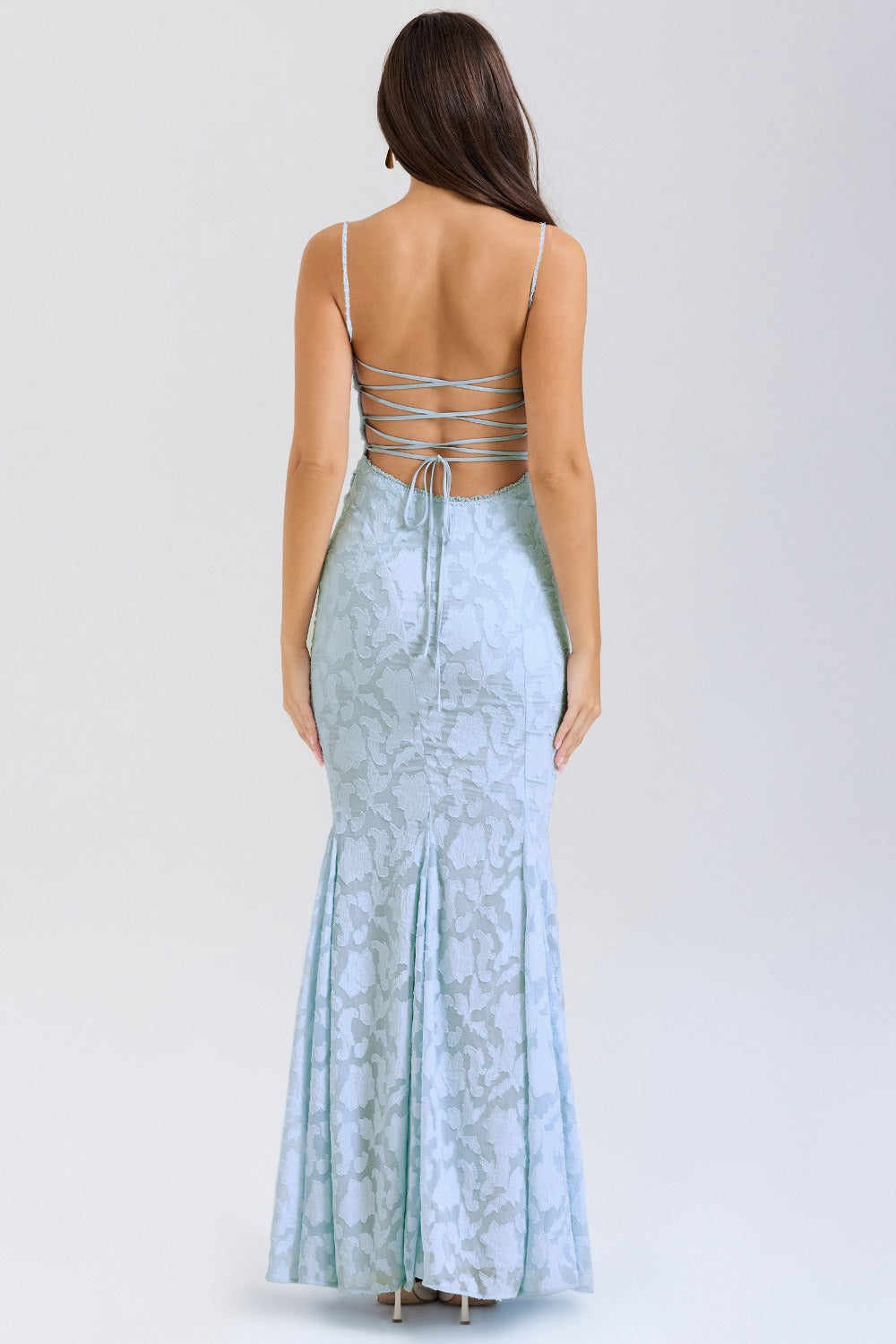 Backless Lace Maxi Dress