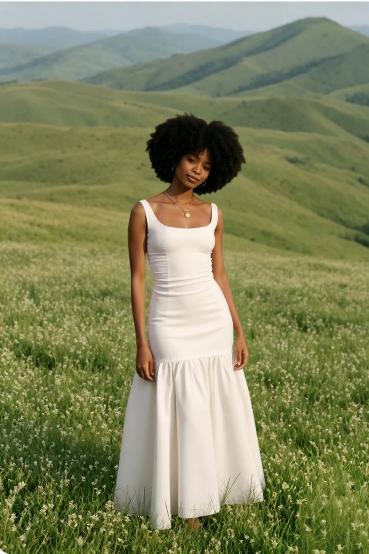 Vintage Sleeveless Square Neck Ruched Cocktail Dress - View 2