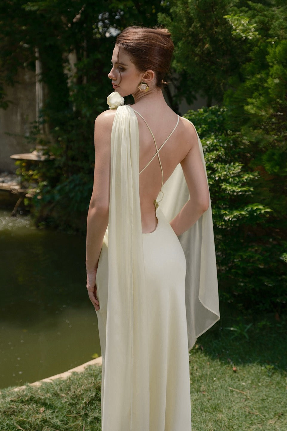 Vintage Washed Satin Dress