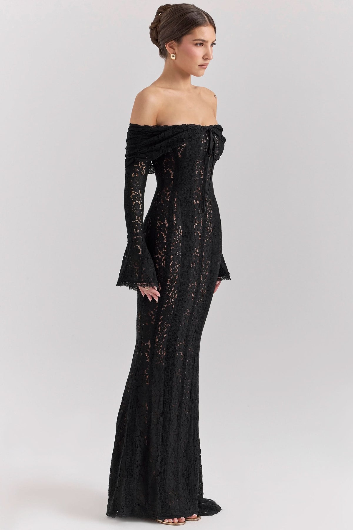 Emily Lace Maxi Dress - View 8