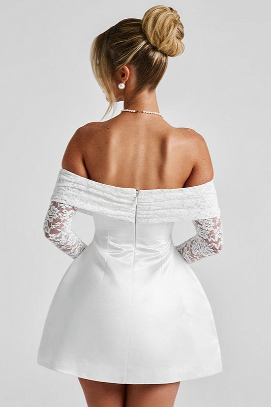 Lace Bodycon Mini Dress