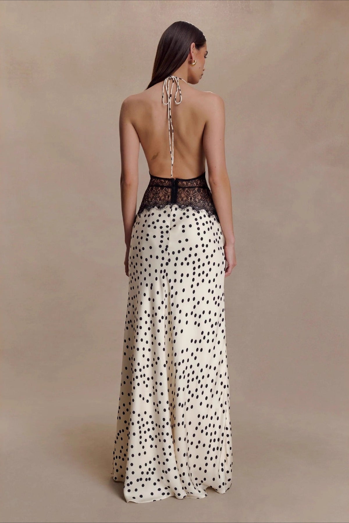 Backless Lace Maxi Dress