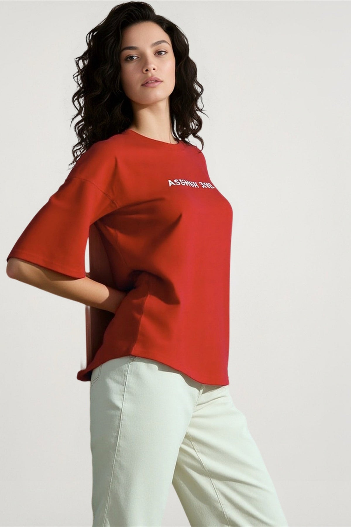 Boxy Fit Soft Cotton Top