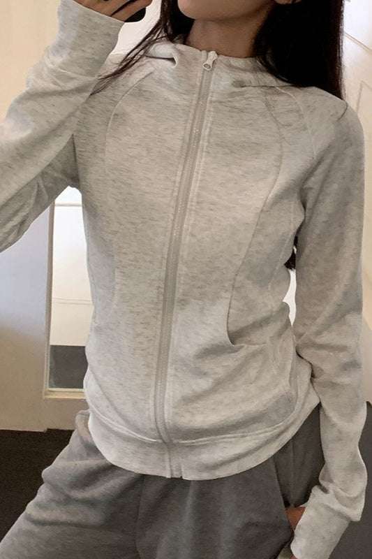 Fitted Performance Print Hoodie