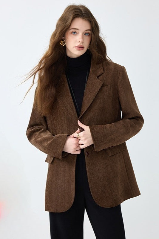 Oversized Retro Tailored Blazer