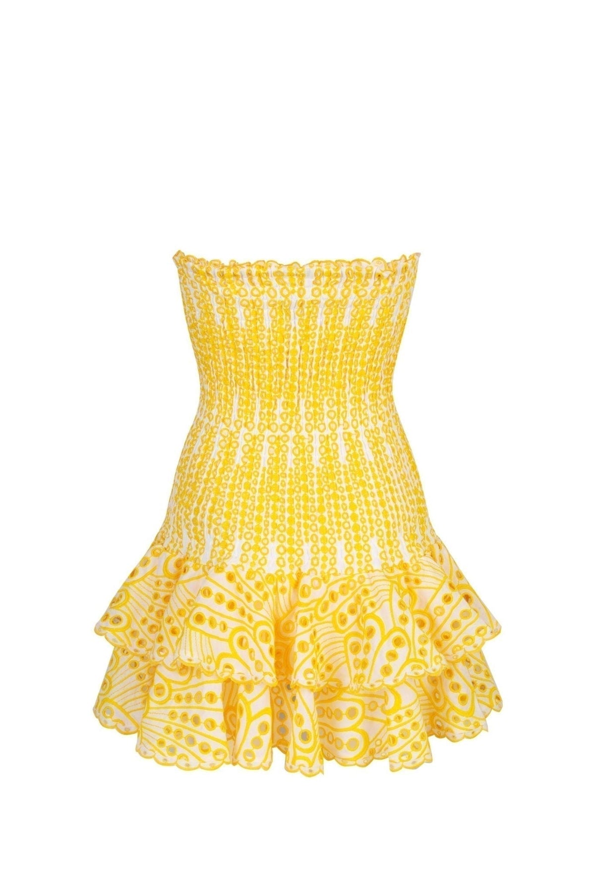 Ornella Statement Strapless Figure Hugging Mini Dress - View 5