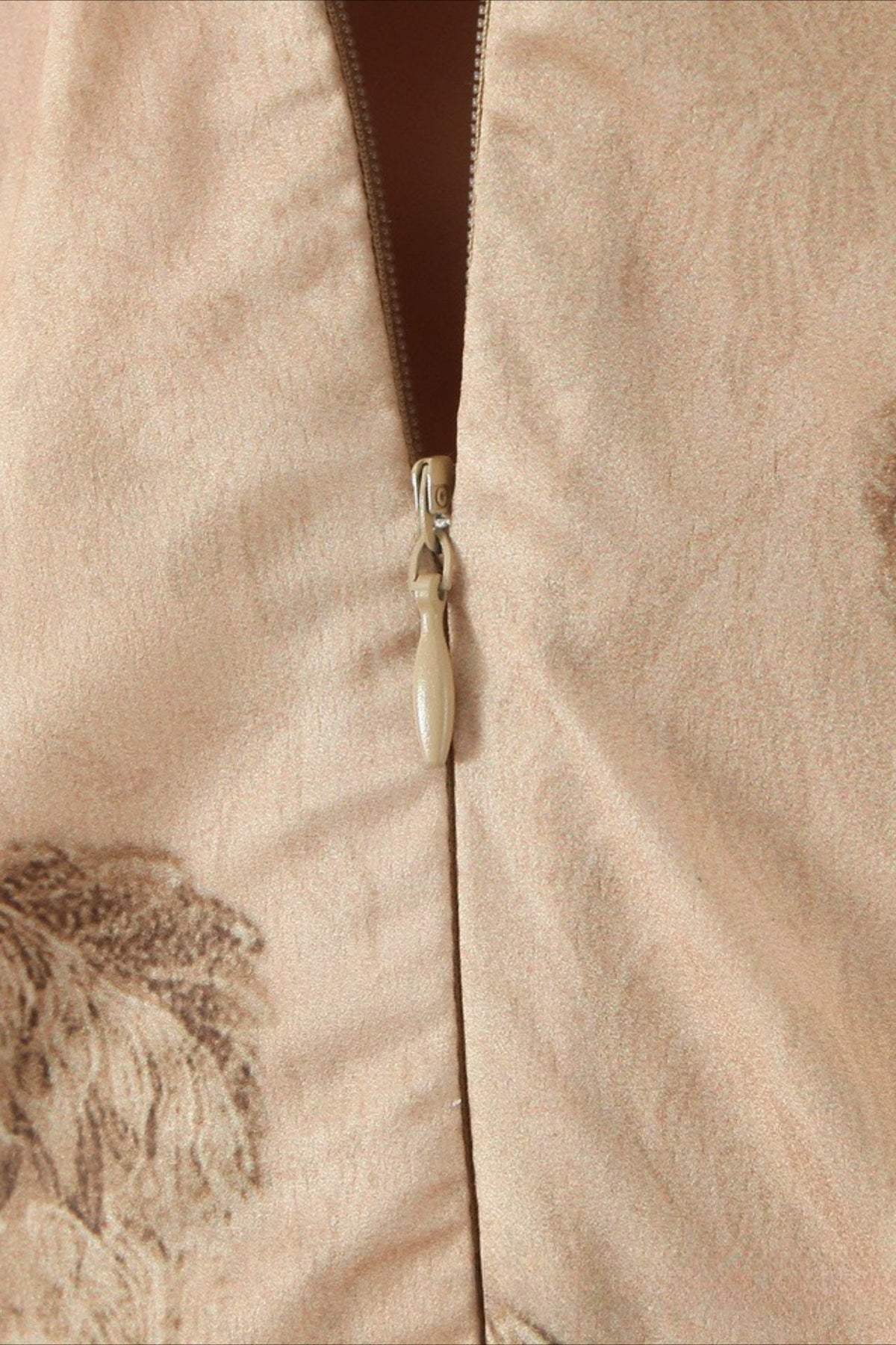 Floral Spaghetti Strap Cowl Neck Mermaid Gown - View 4