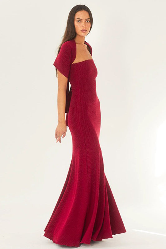 Strapless Mermaid Party Dress - View 4