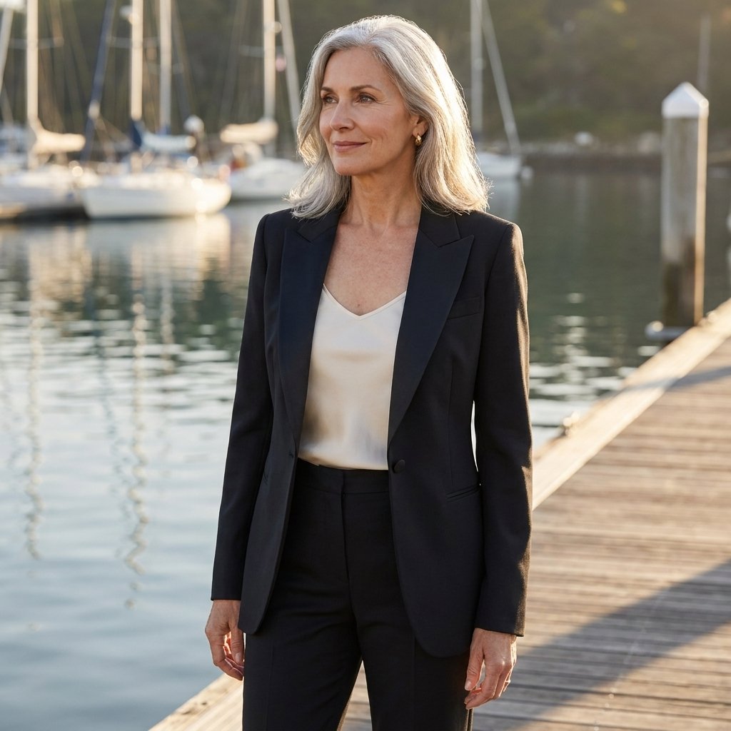 Single Breasted Blazer Vest and Trousers Three Piece Suit 3