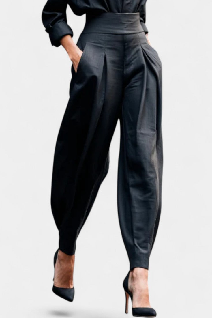 Collared Long Sleeve High Waist Denim Look Jumpsuit 10