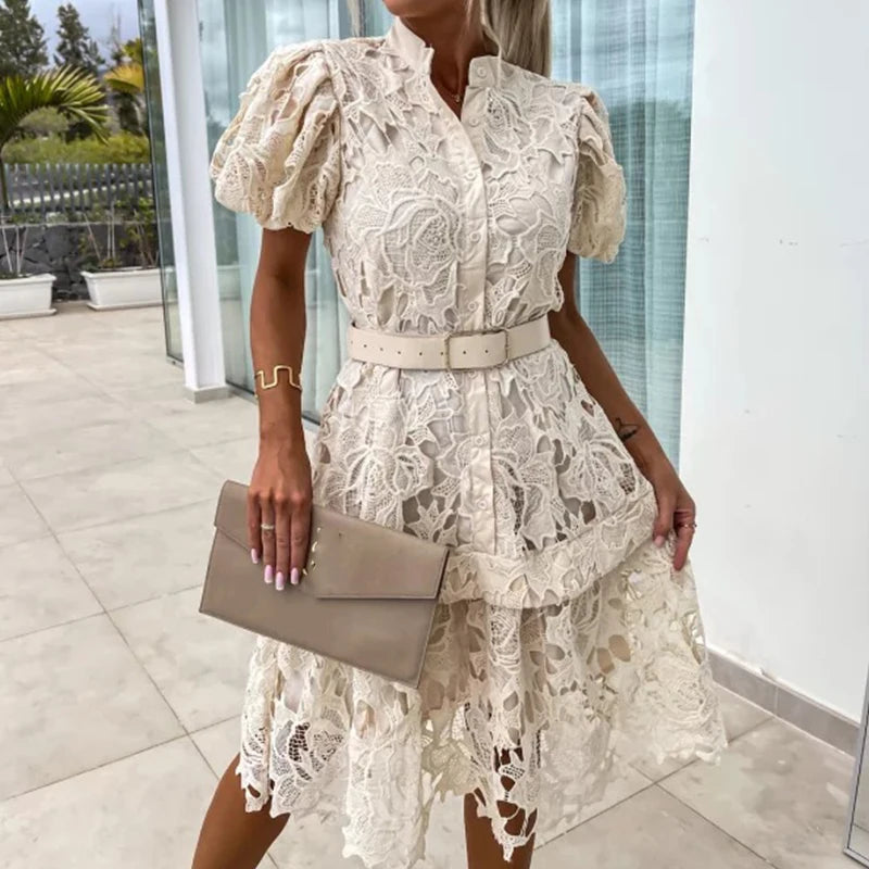 Short Sleeve Mini Dress - View 2