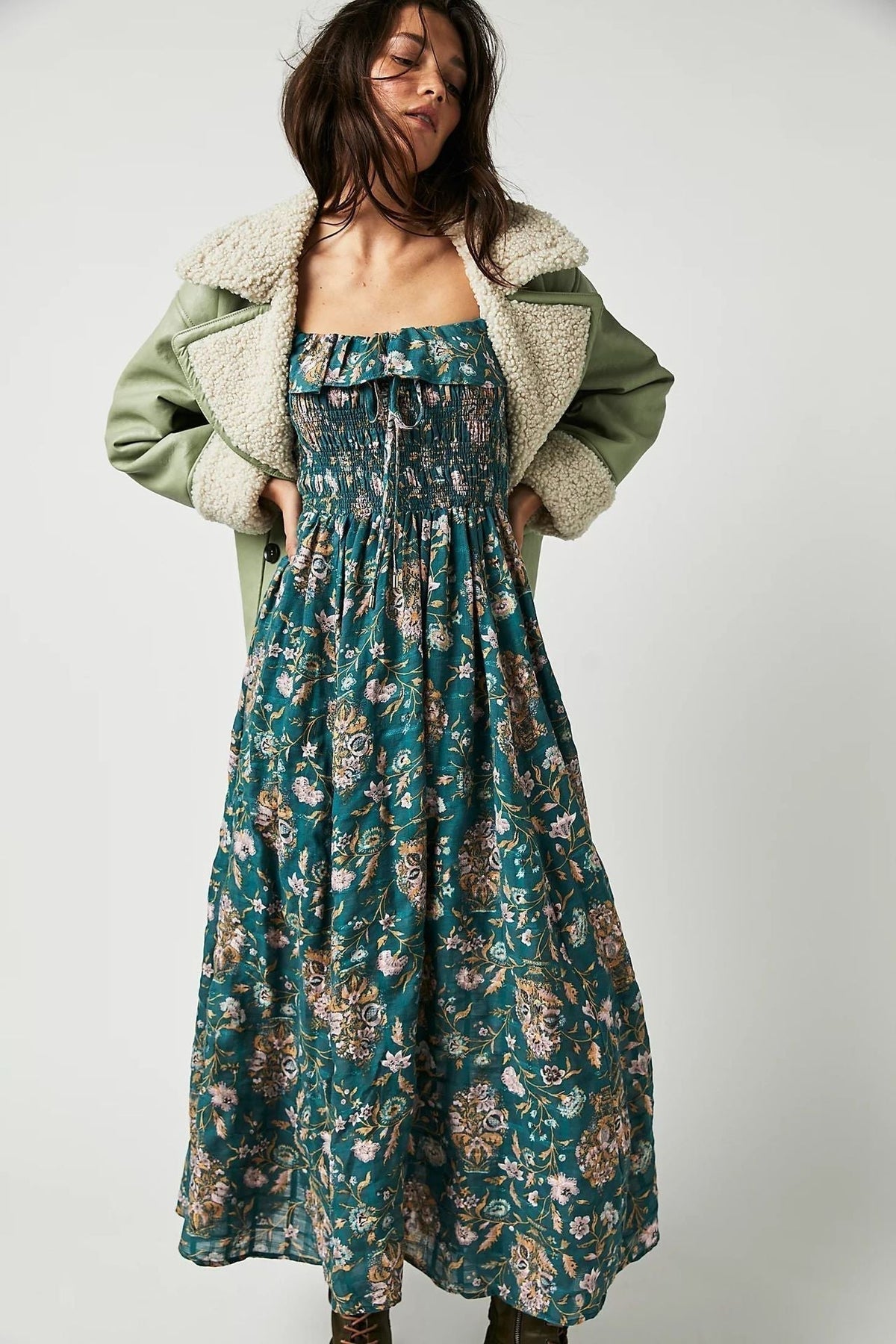 Ariadna Printed Midi Dress - View 6