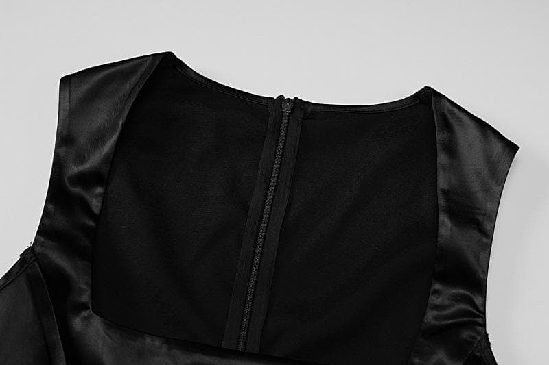 Corset Satin Sleeveless Bodycon Mini Dress - View 4