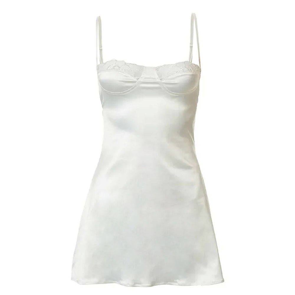 Coquette Lace Cami Mini Dress