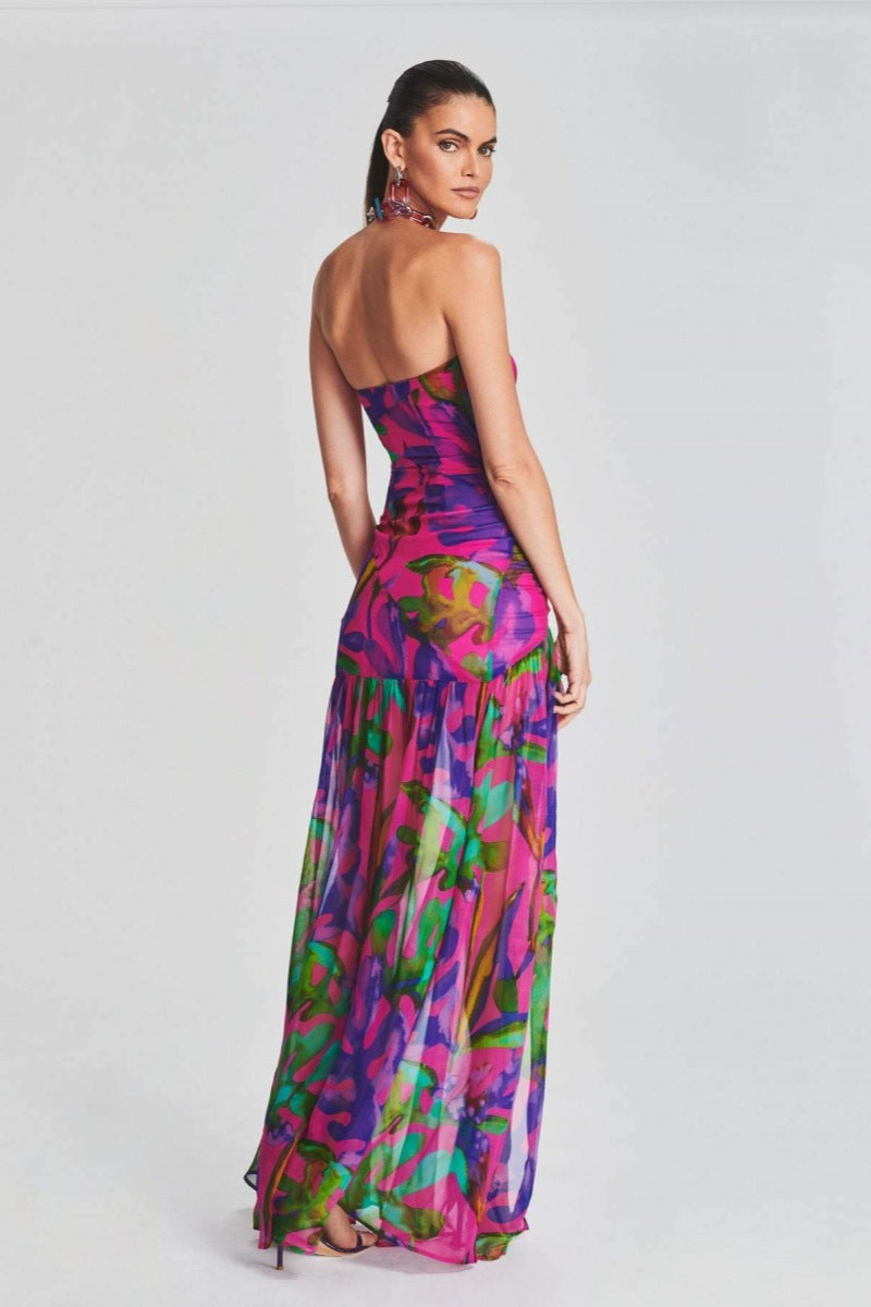 Isis Strapless Maxi Dress - View 4