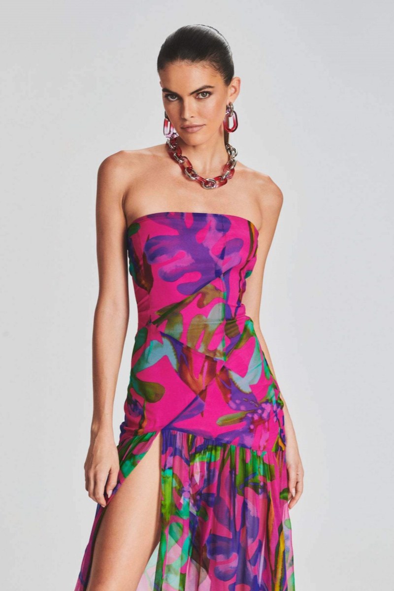 Isis Strapless Maxi Dress - View 2
