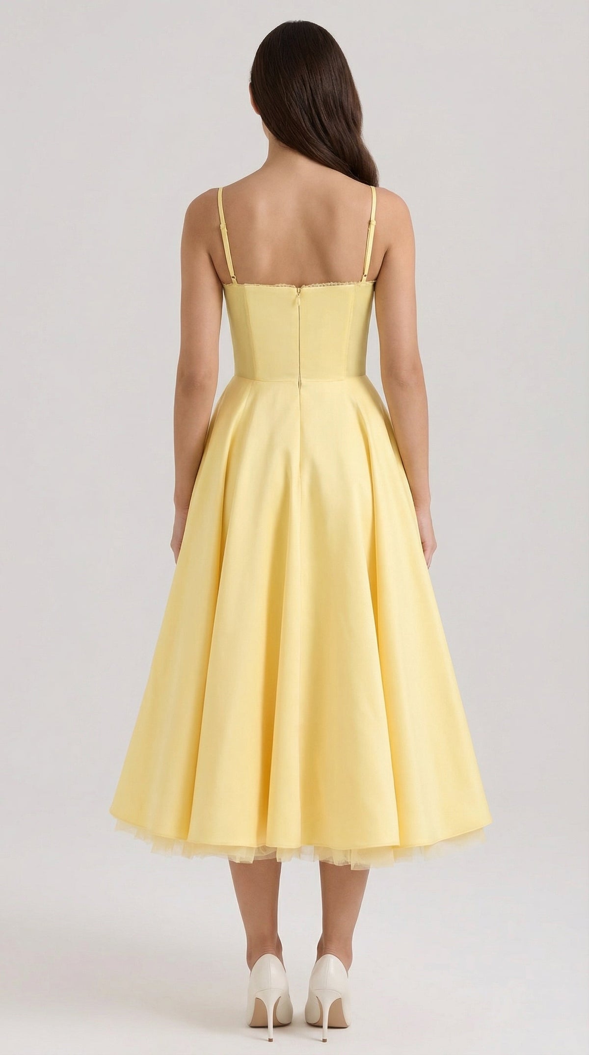 Sweetheart Corset Fit and Flare Midi Dress 24