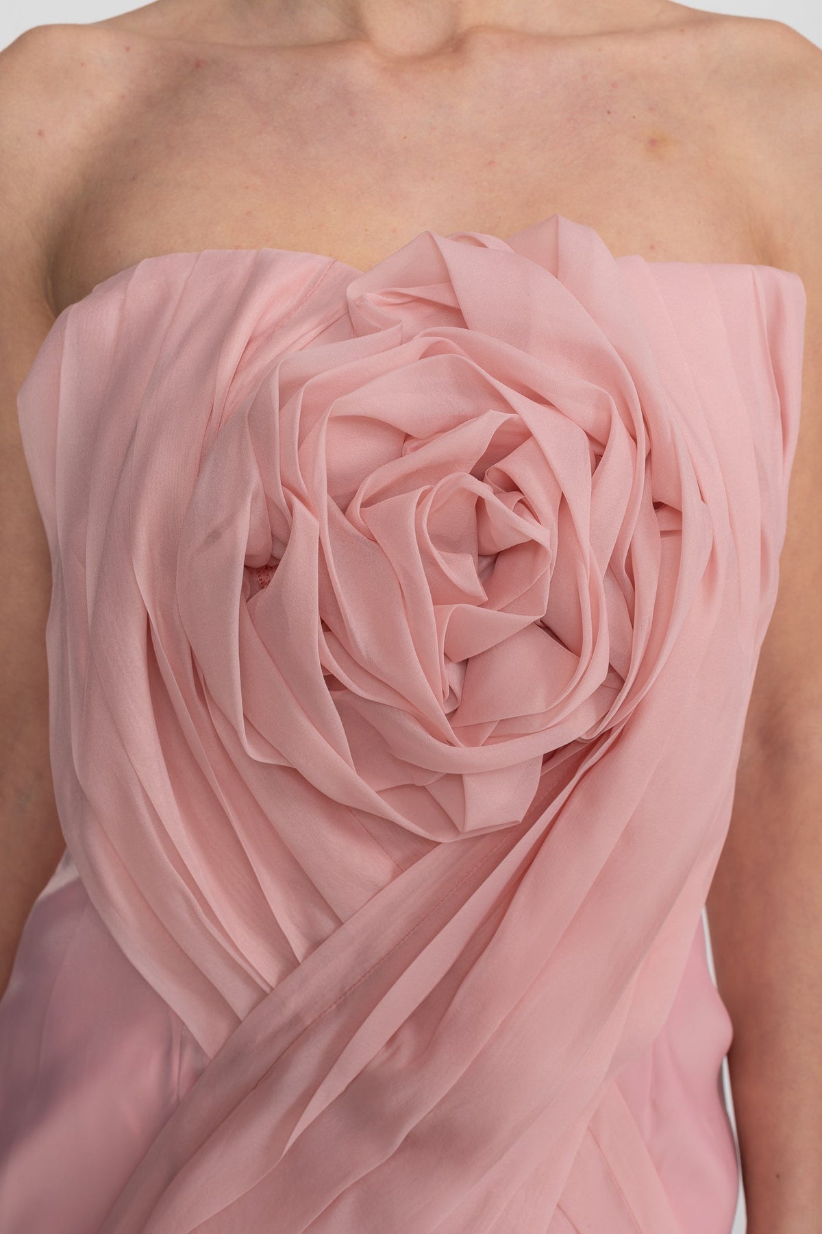 Strapless Mini Dress - Blush Pink - View 5