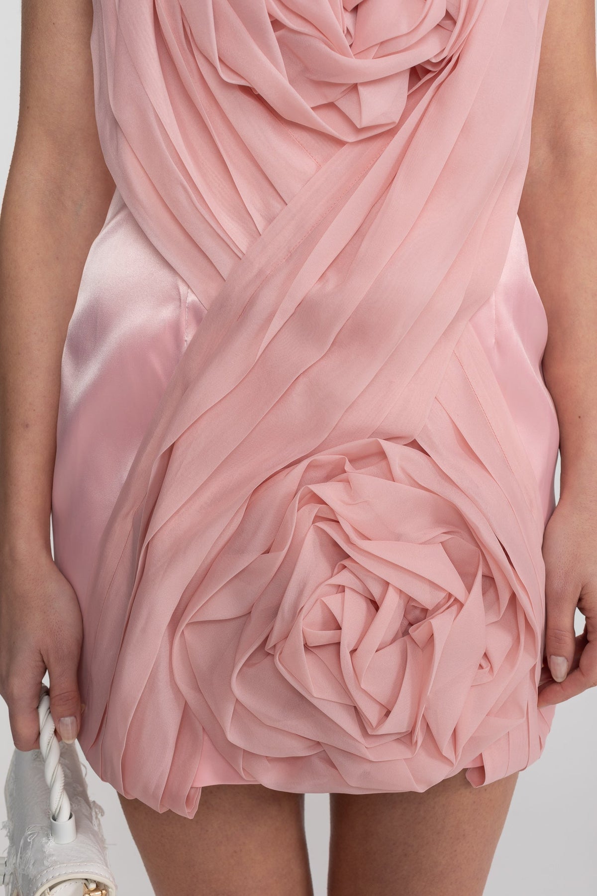 Strapless Mini Dress - Blush Pink - View 6
