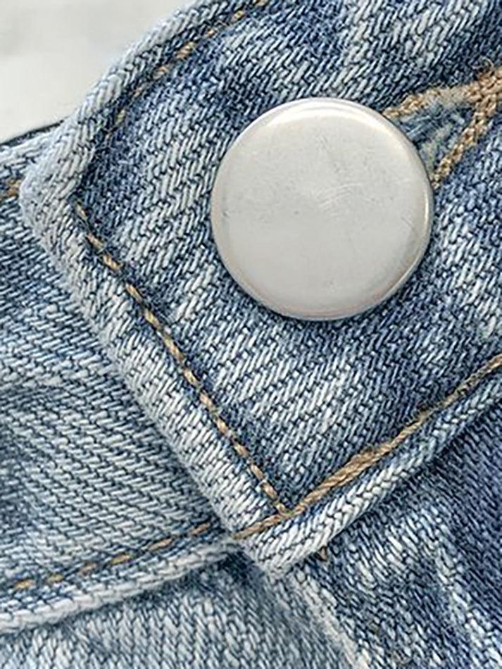 Vintage Washed Denim Jeans
