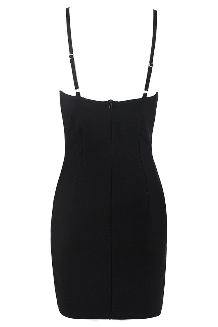 Sequin Bandage Slip Mini Dress - View 5