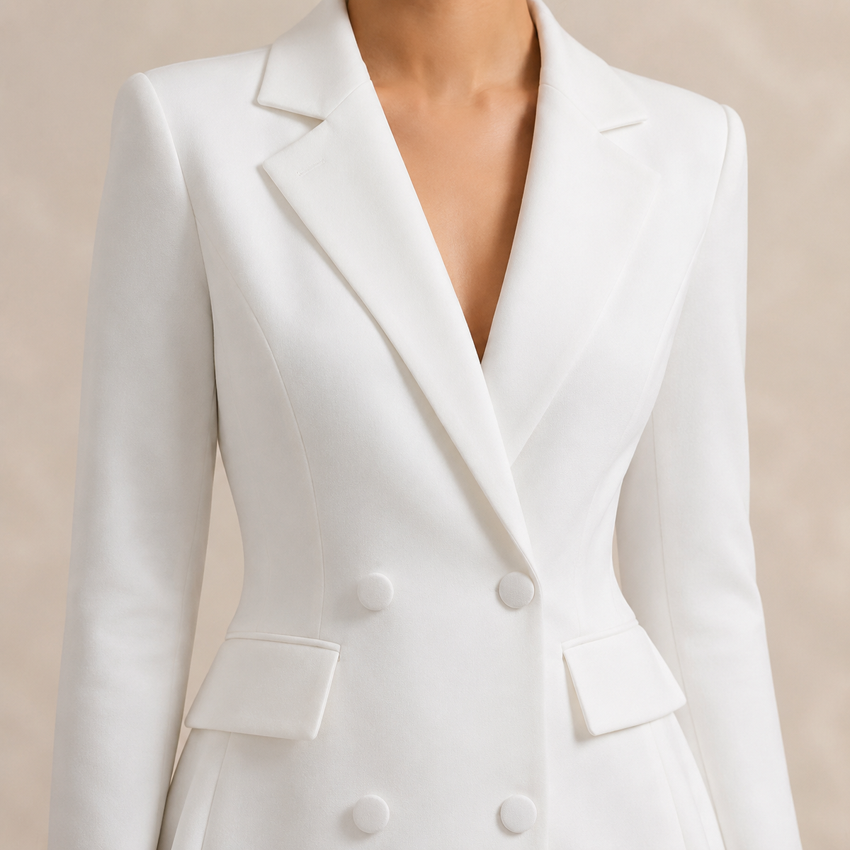 Double Breasted Long Sleeve Blazer Mini Dress 5