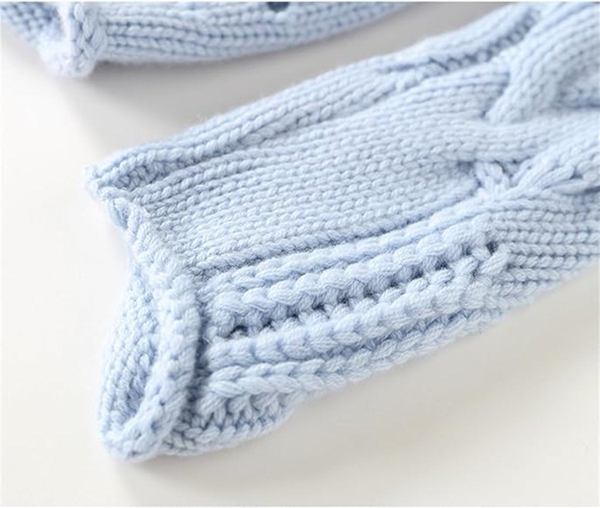Turtleneck Chunky Cable Knit Pullover Sweater 6