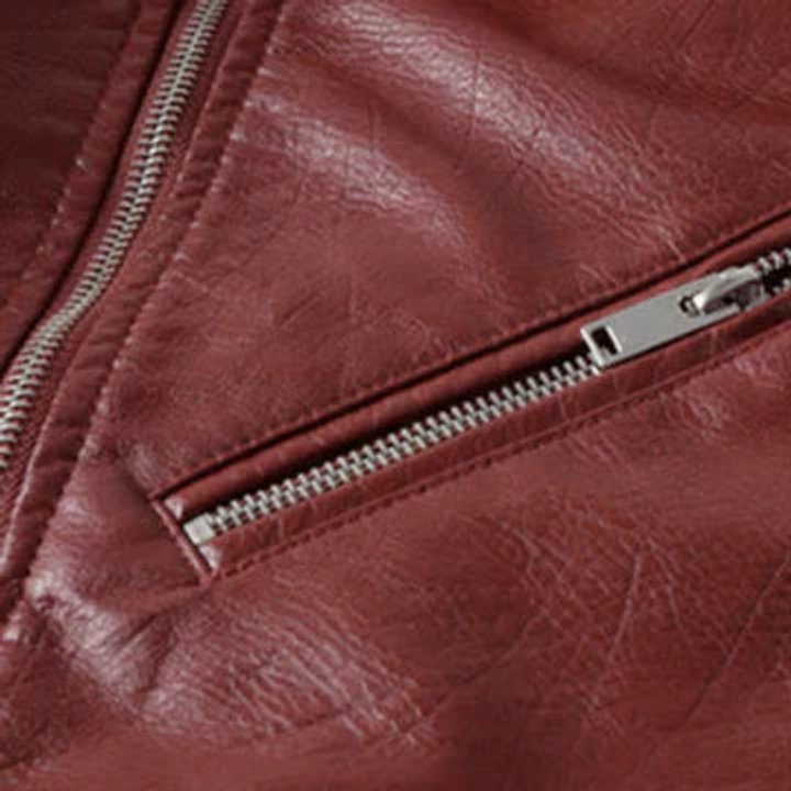 Belted Faux Leather Cropped Moto Jacket 7