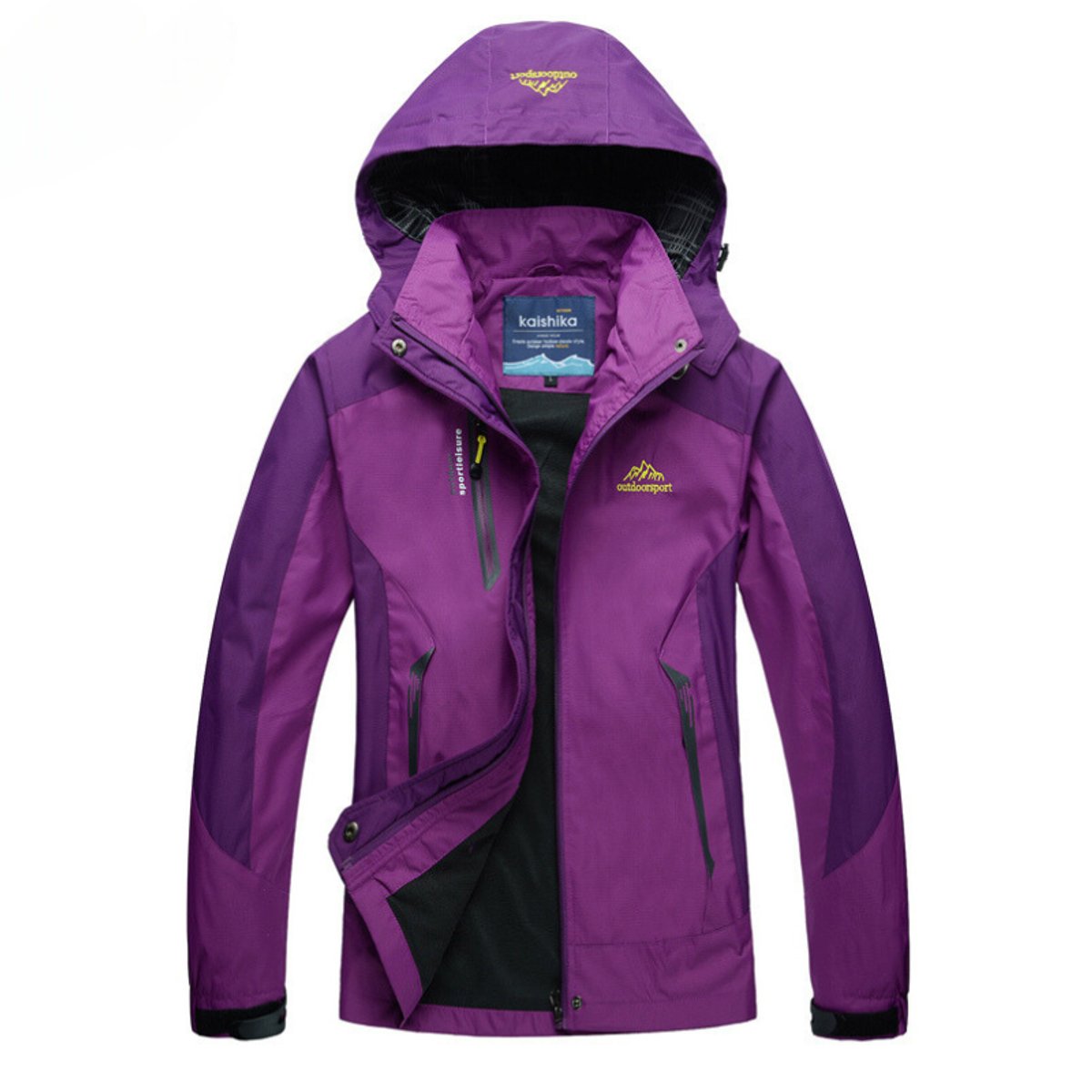 Hooded Waterproof Windbreaker Shell Jacket 4